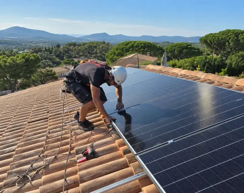 Installateur panneaux solaires Croix — pose photovoltaïque sur toiture